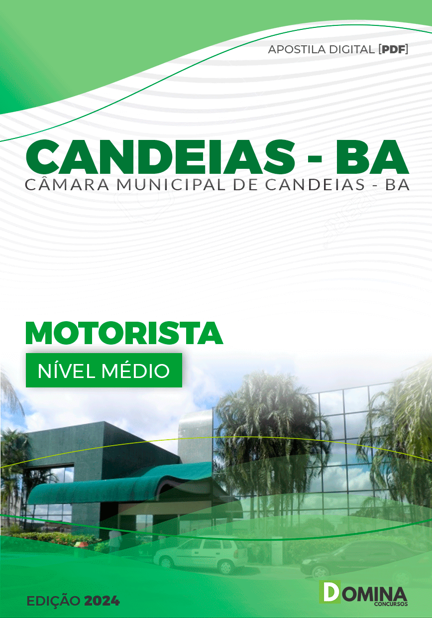 Apostila Câmara Candeias BA 2024 Motorista