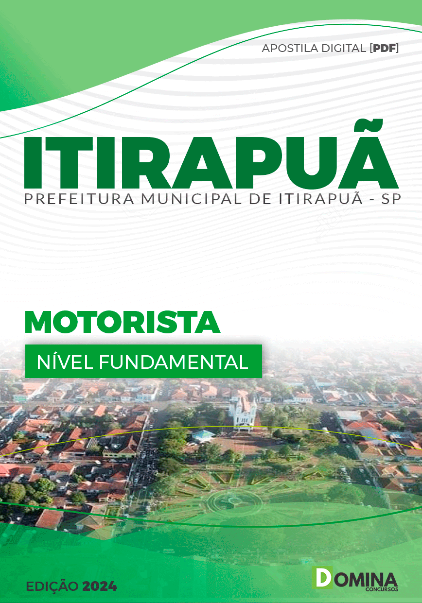 Apostila Prefeitura Itirapuã SP 2024 Motorista