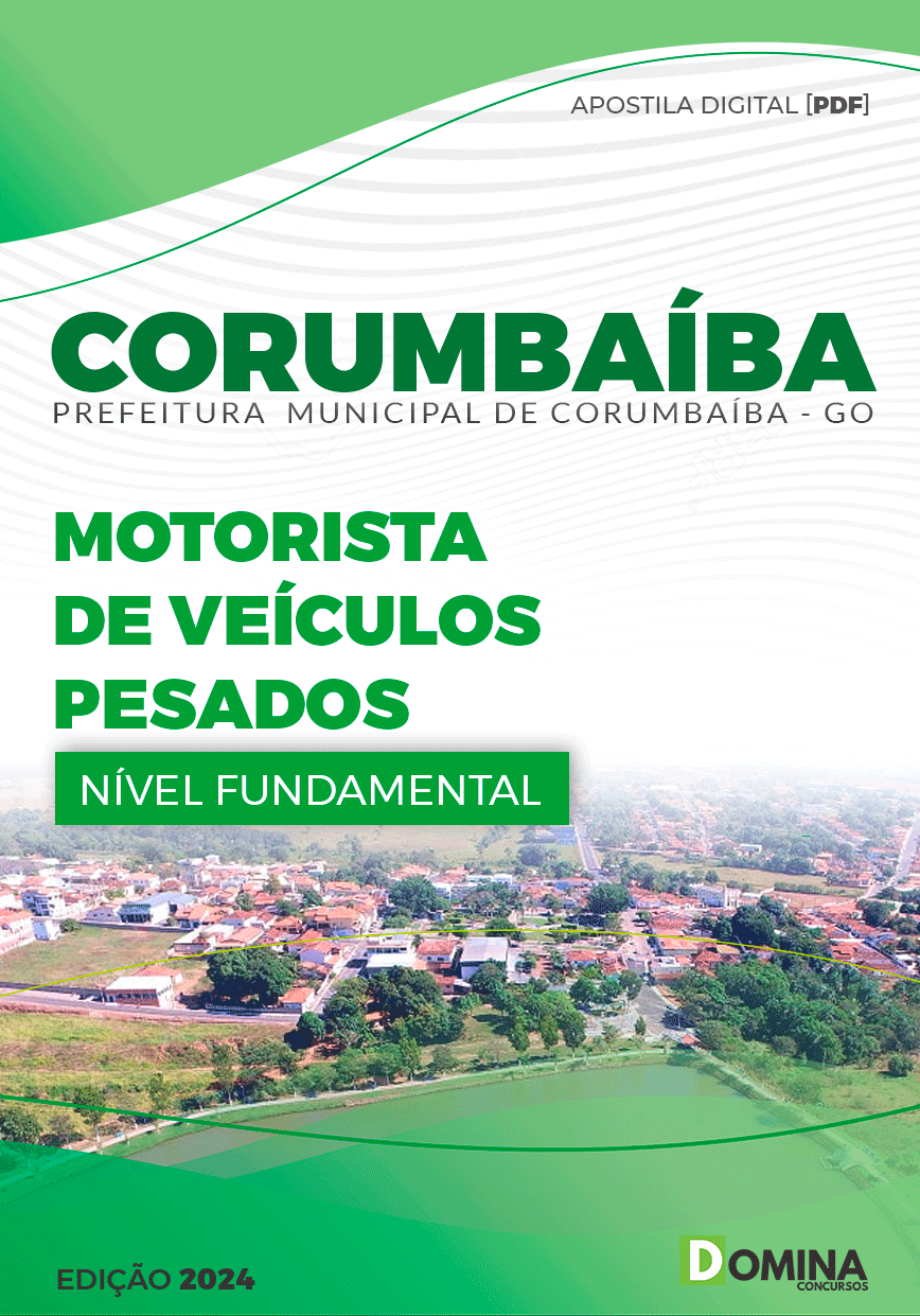 Apostila Prefeitura Corumbaíba GO 2024 Motorista De Veículos Pesados