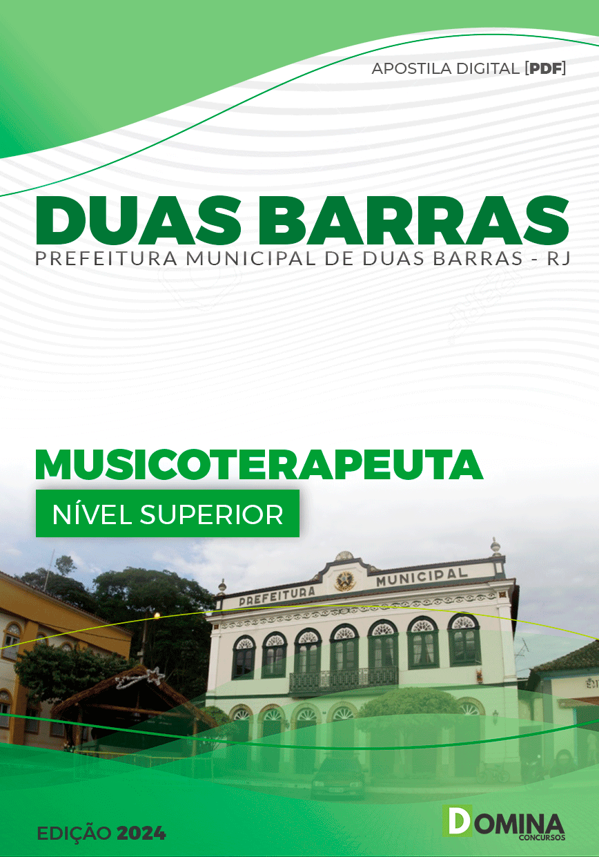 Apostila Prefeitura Duas Barras RJ 2024 Musicoterapeuta