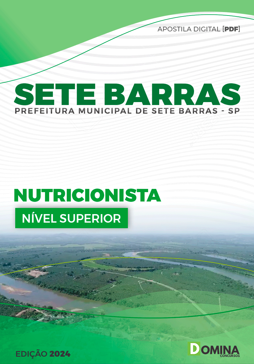 Apostila Prefeitura Sete Barras SP 2024 Nutricionista