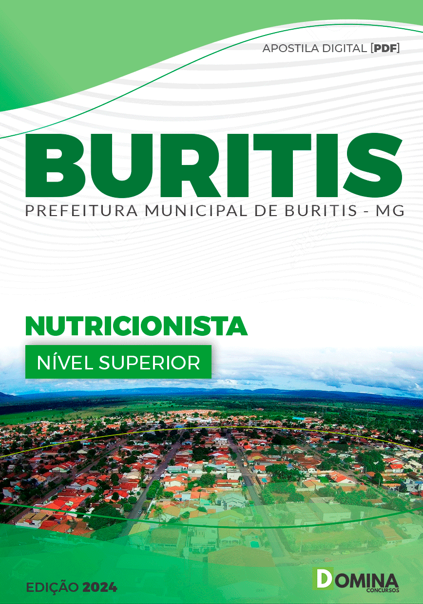 Apostila Prefeitura Buritis MG 2024 Nutricionista