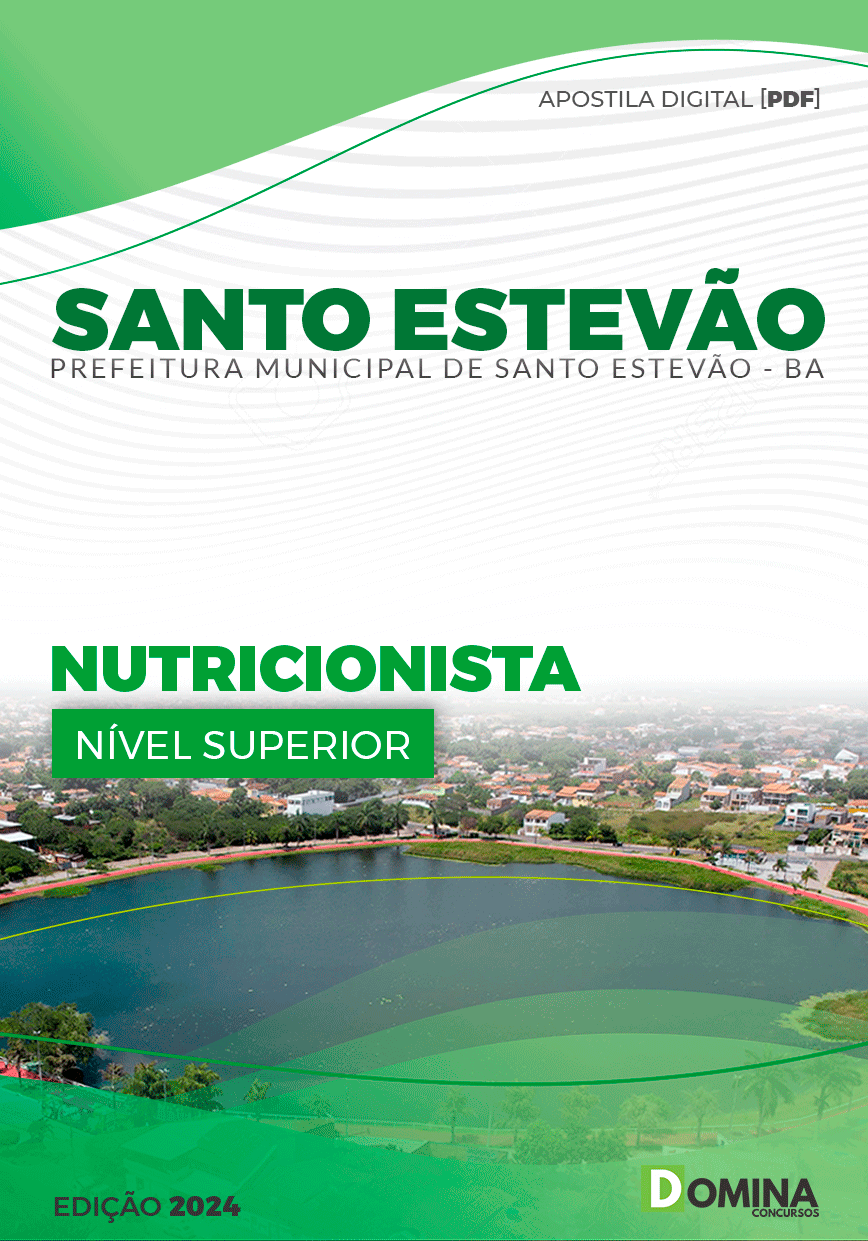 Apostila Prefeitura Santo Estevão BA 2024 Nutricionista