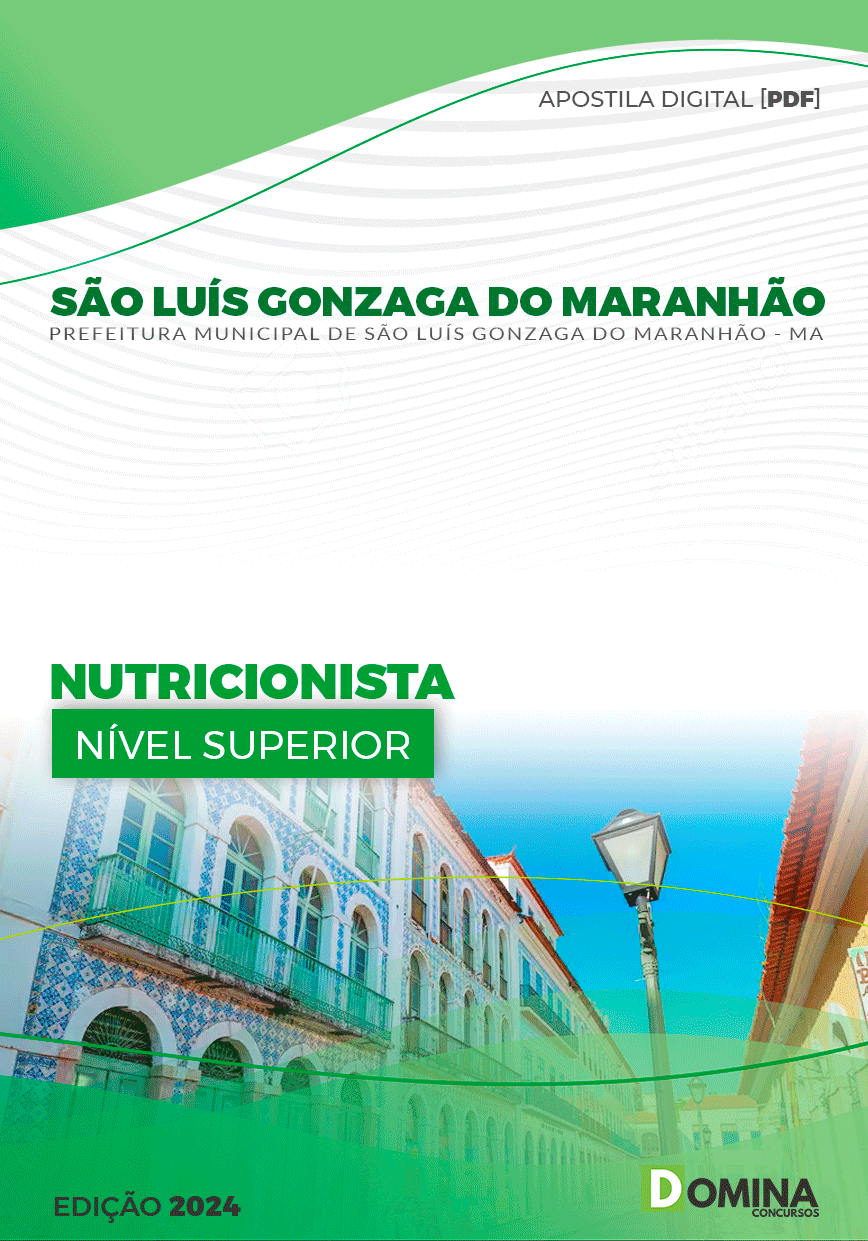 Apostila São Luís Gonzaga Maranhão MA 2024 Nutricionista