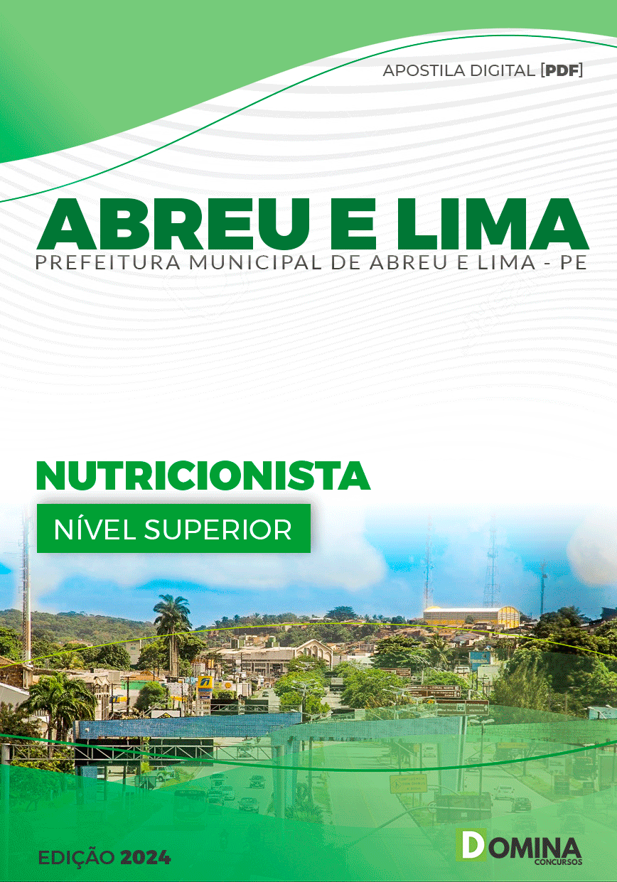 Apostila Prefeitura Abreu e Lima PE 2024 Nutricionista