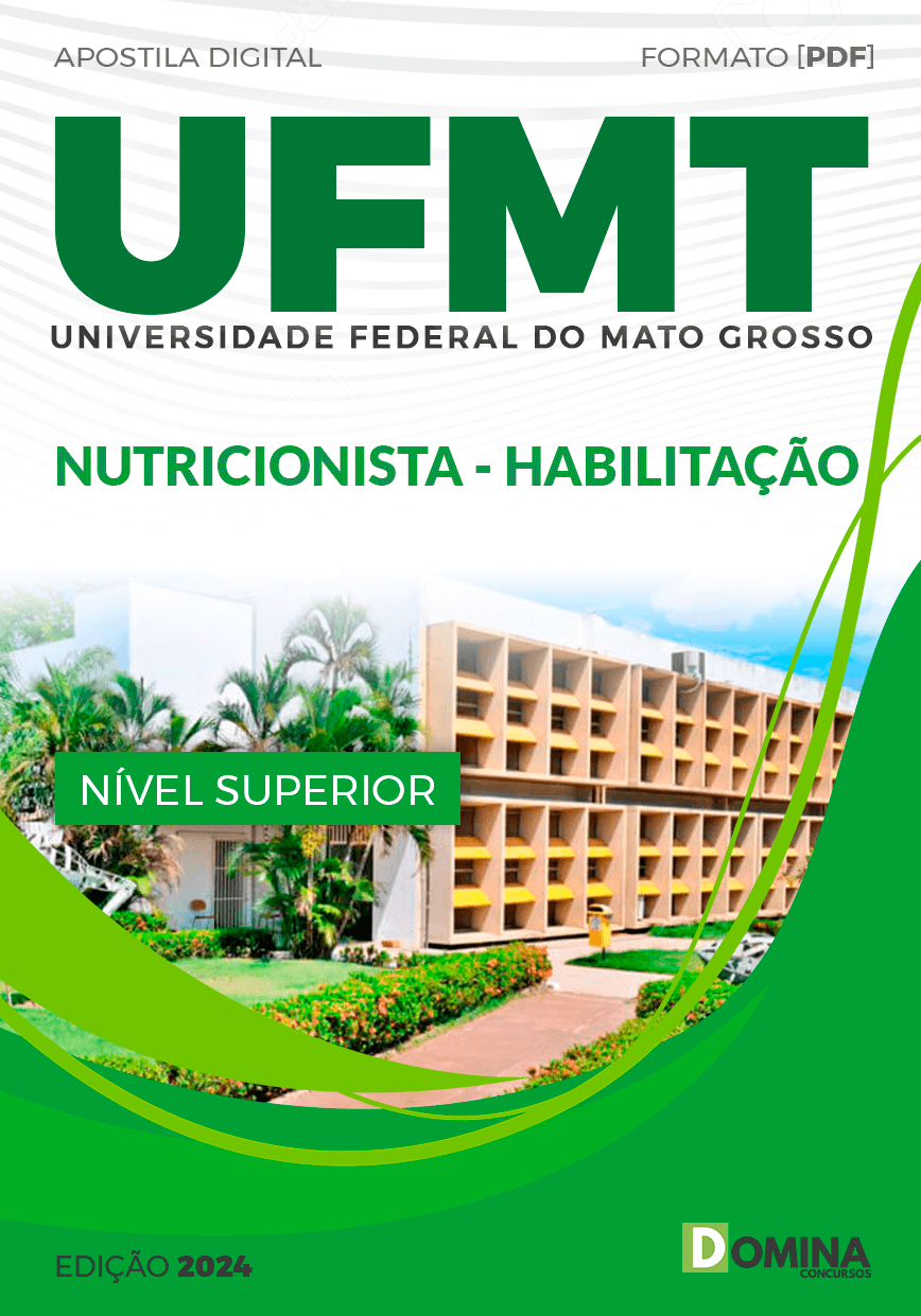 Apostila UFMT 2024 Nutricionista Habilitação