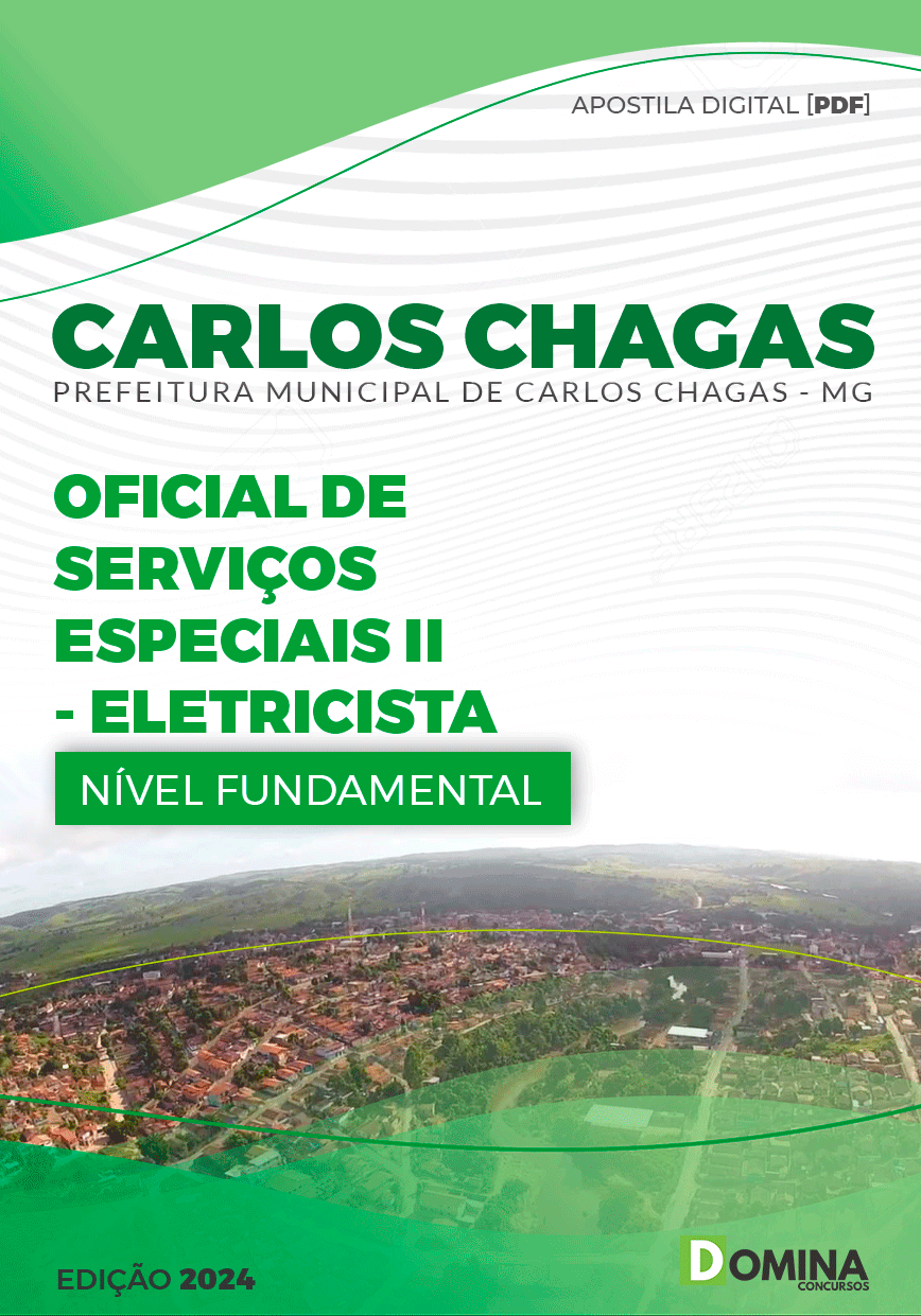 Apostila Prefeitura Carlos Chagas MG 2024 Eletricista