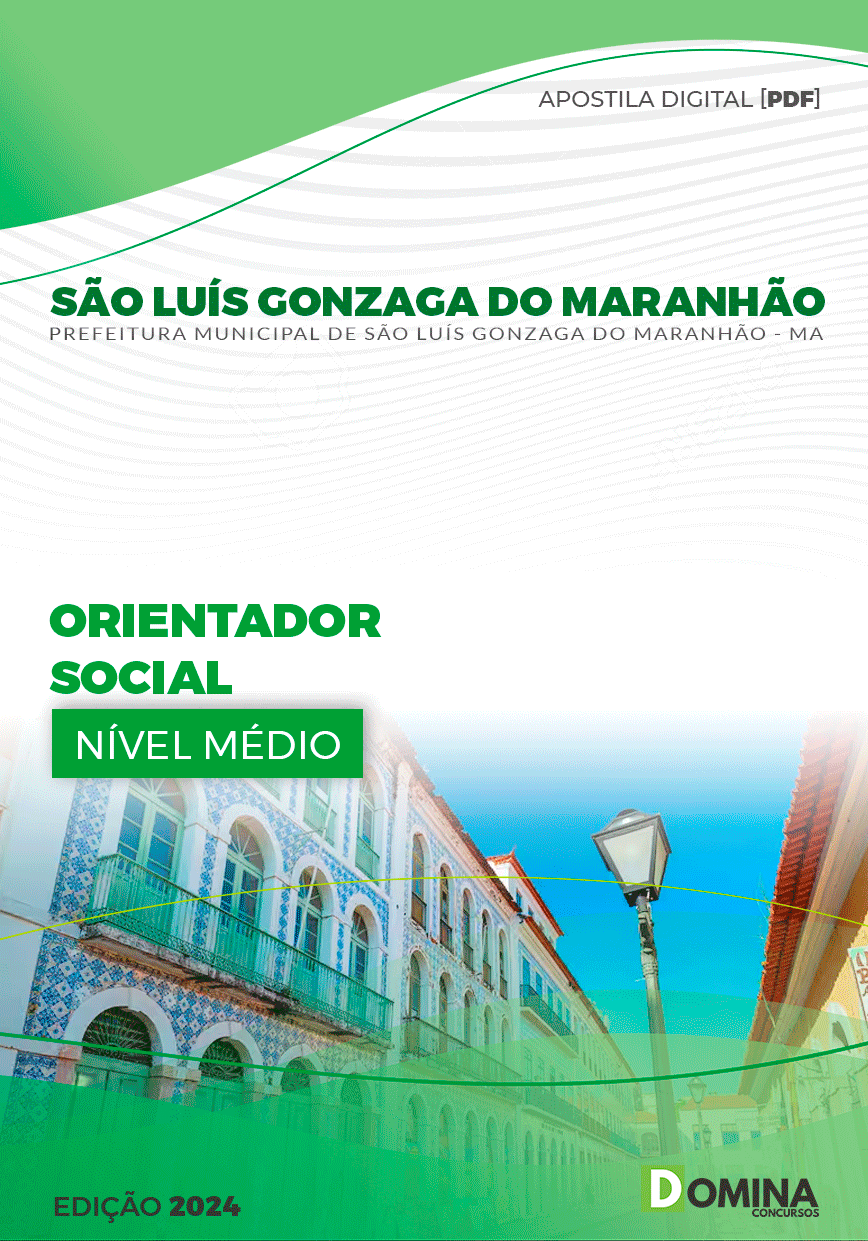 Apostila São Luís Gonzaga Maranhão MA 2024 Orientador Social