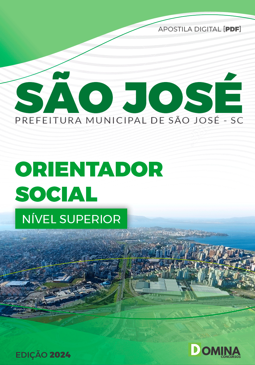Apostila Prefeitura São José SC 2024 Orientador Social