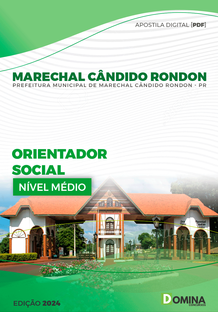 Apostila Marechal Cândido Rondon PR 2024 Orientador Social