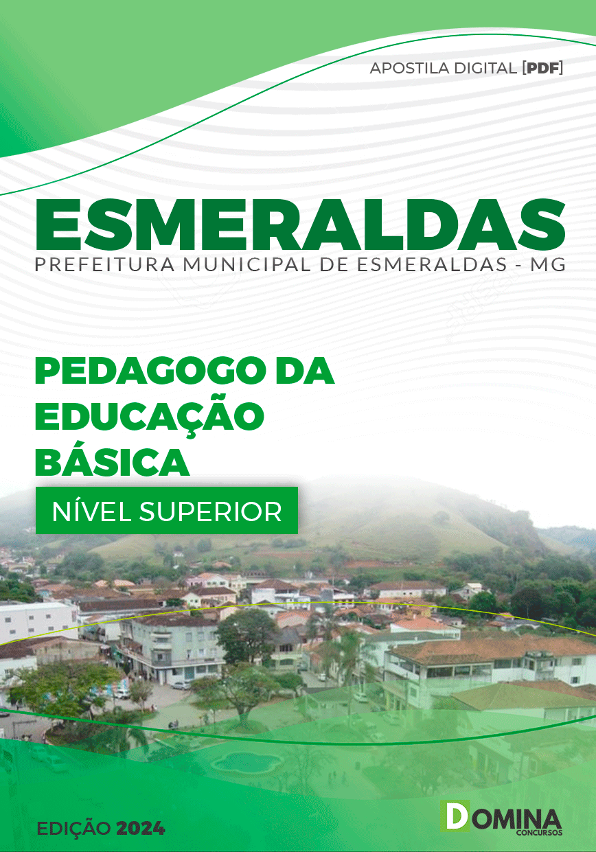 Apostila Prefeitura Esmeraldas MG 2024 Pedagogo Da Educação Básica