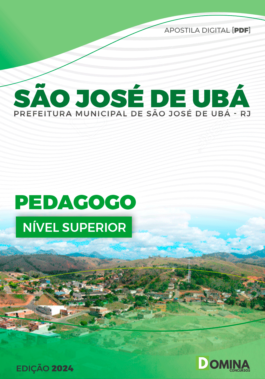 Apostila Prefeitura São José de Ubá RJ 2024 Pedagogo
