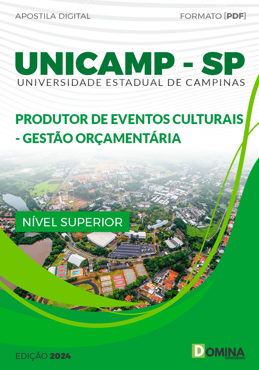 Apostila UNICAMP SP 2024 Produtor de Eventos Gestão