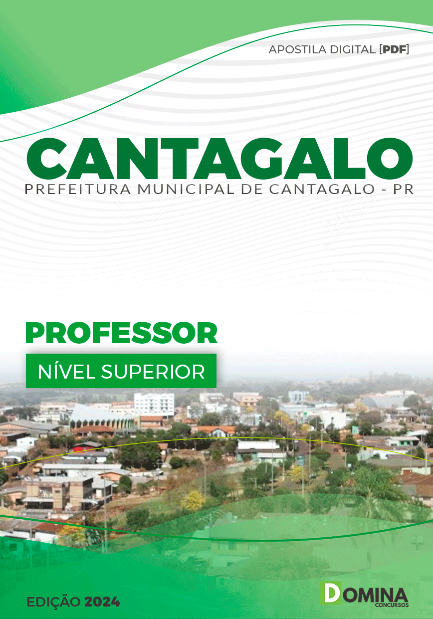 Apostila Prefeitura Cantagalo PR 2024 Professor