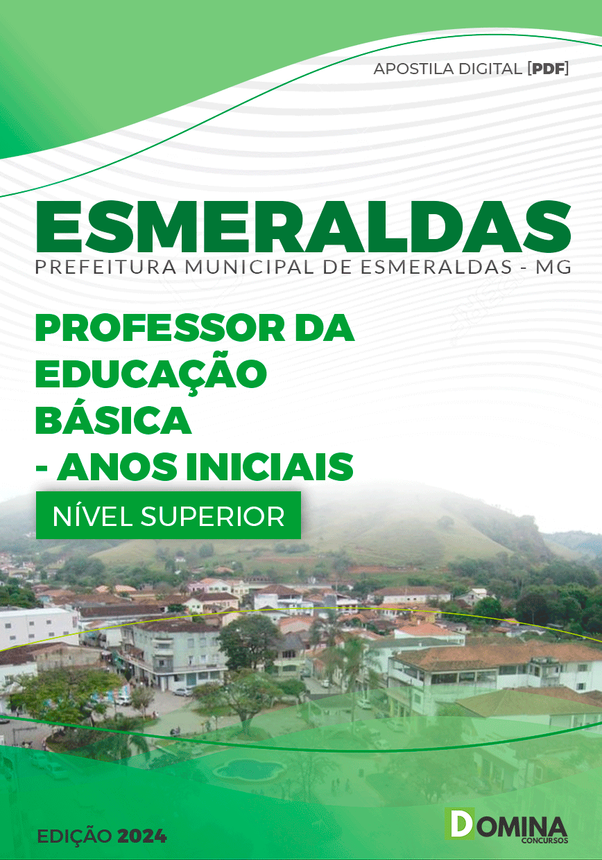 Apostila Prefeitura Esmeraldas MG 2024 Professor E.B Anos Iniciais