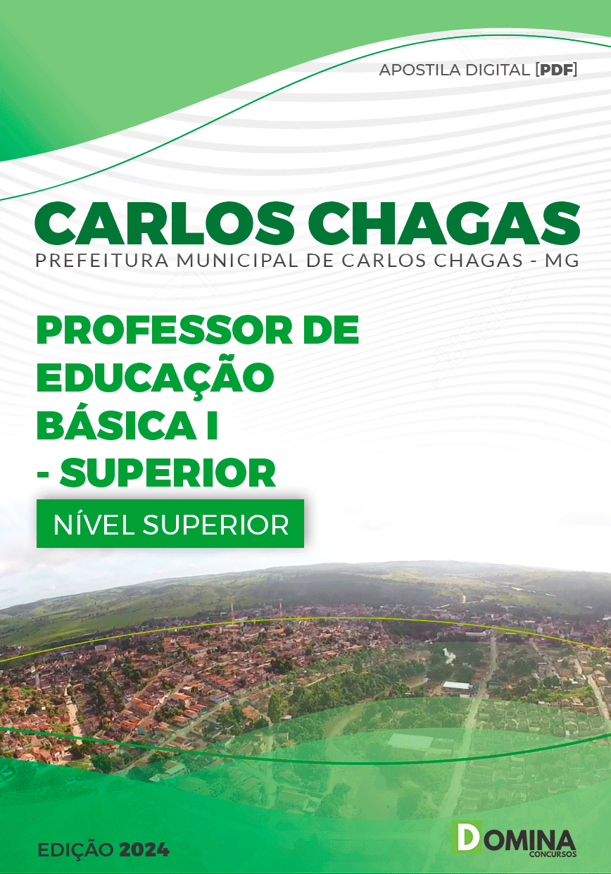 Apostila Prefeitura Carlos Chagas MG 2024 Prof Educ Superior
