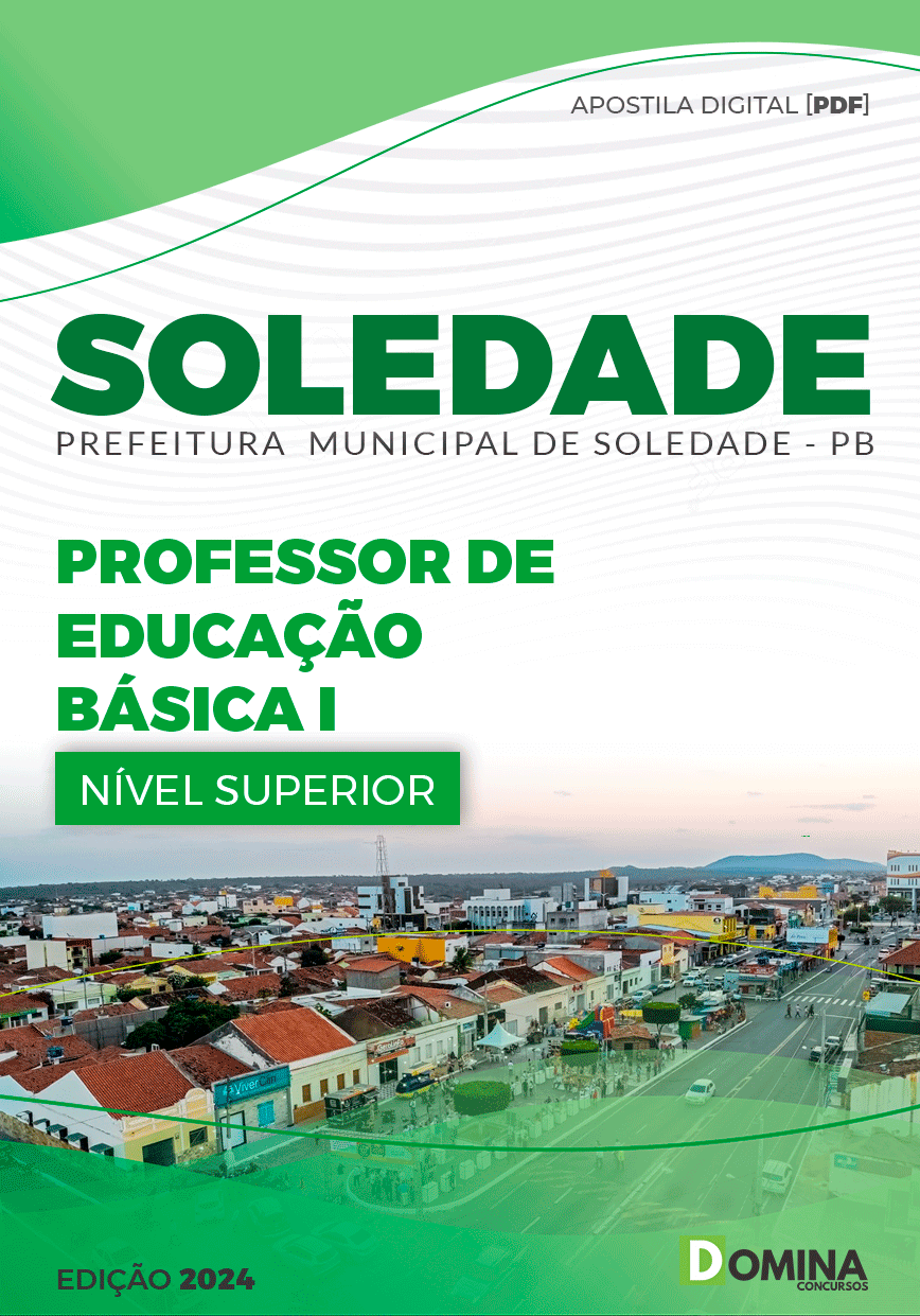 Apostila Prefeitura Soledade PB 2024 Professor Educação Básica I