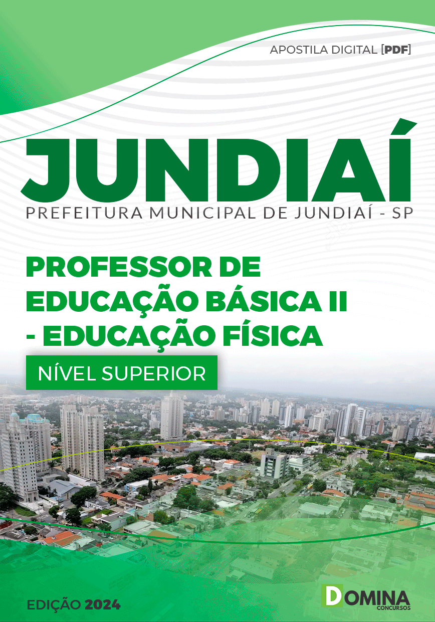 Apostila Prefeitura Jundiaí SP 2024 Professor De EB II Educação Física
