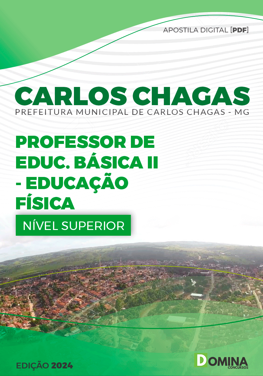 Apostila Prefeitura Carlos Chagas MG 2024 Prof Educação Física