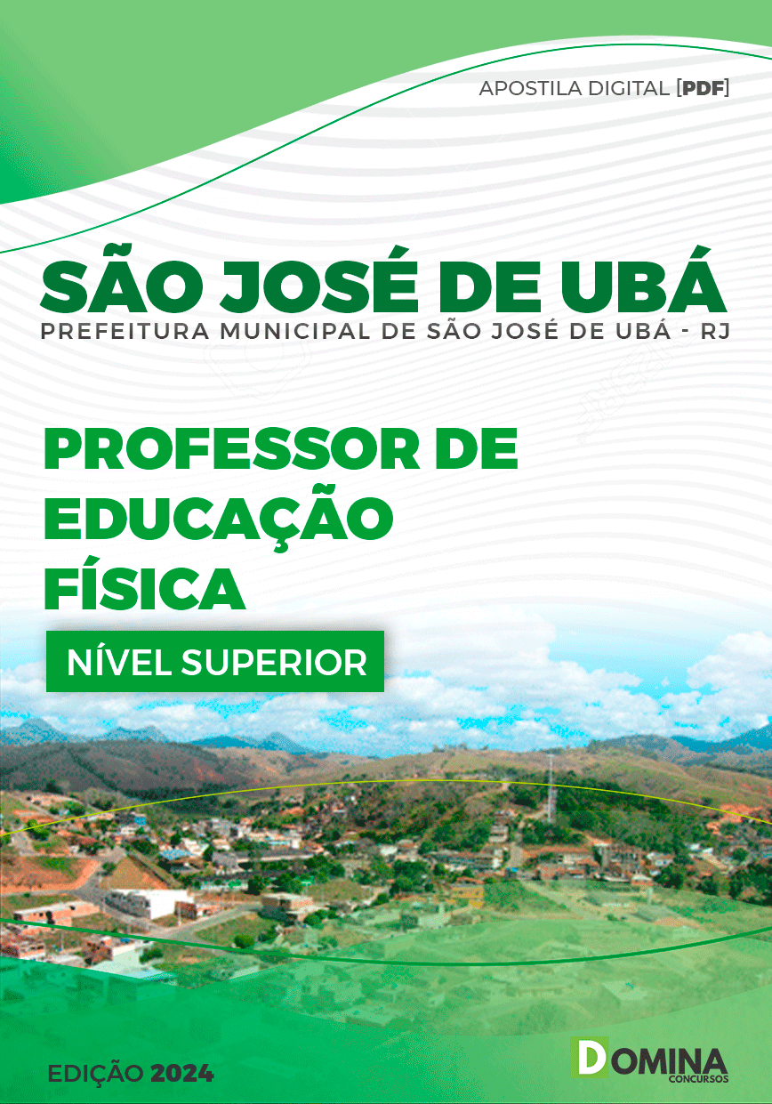 Apostila Prefeitura São José de Ubá RJ 2024 Professor Educação Física