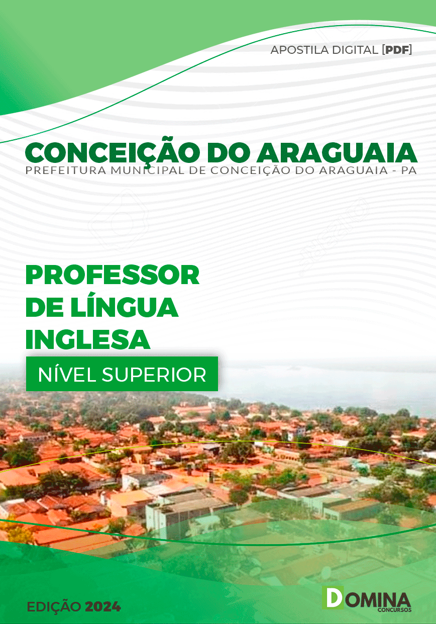 Apostila Prefeitura Conceição do Araguaia PA 2024 Professor Inglês