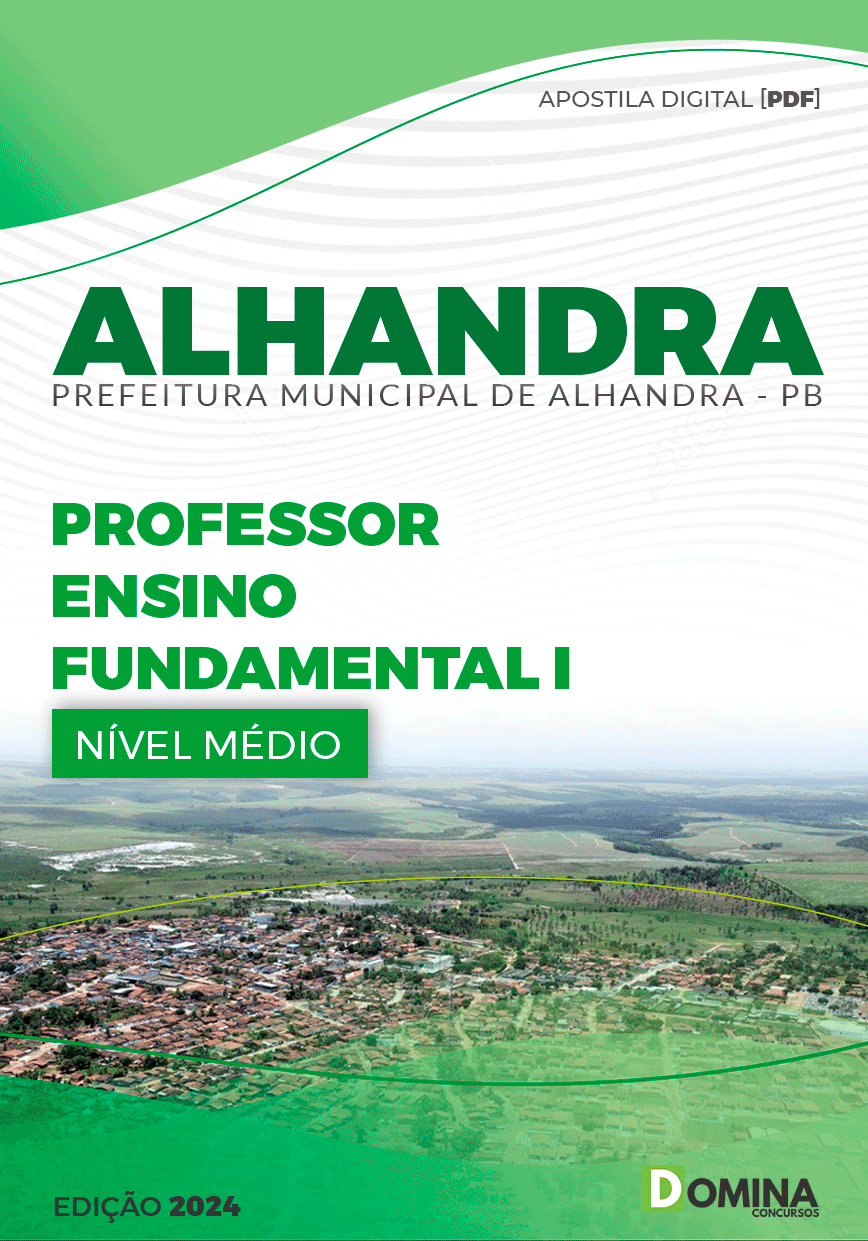 Apostila Prefeitura Alhandra PB 2024 Professor Ens Fundamental