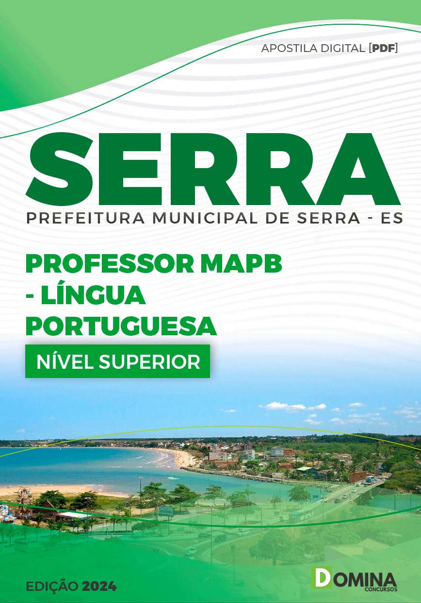 Apostila Prefeitura Serra ES 2024 Professor de Língua Portuguesa