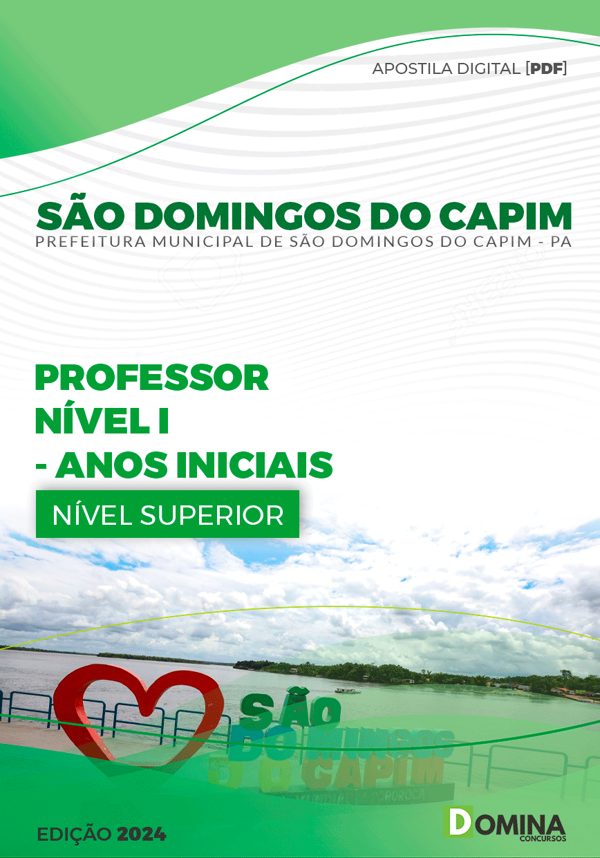 Apostila São Domingos Capim PA 2024 Professor Anos Iniciais