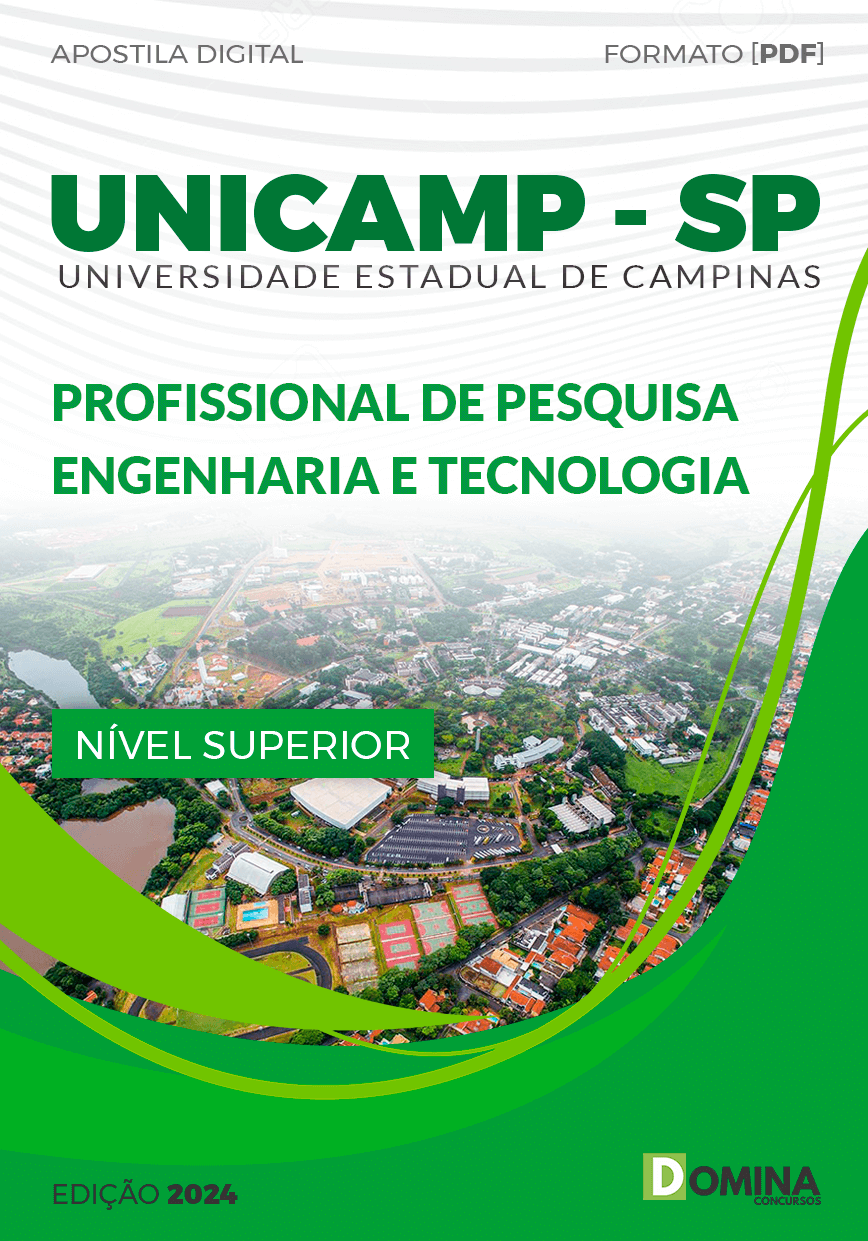 Apostila UNICAMP SP 2024 Profissional de Pesquisa Engenharia