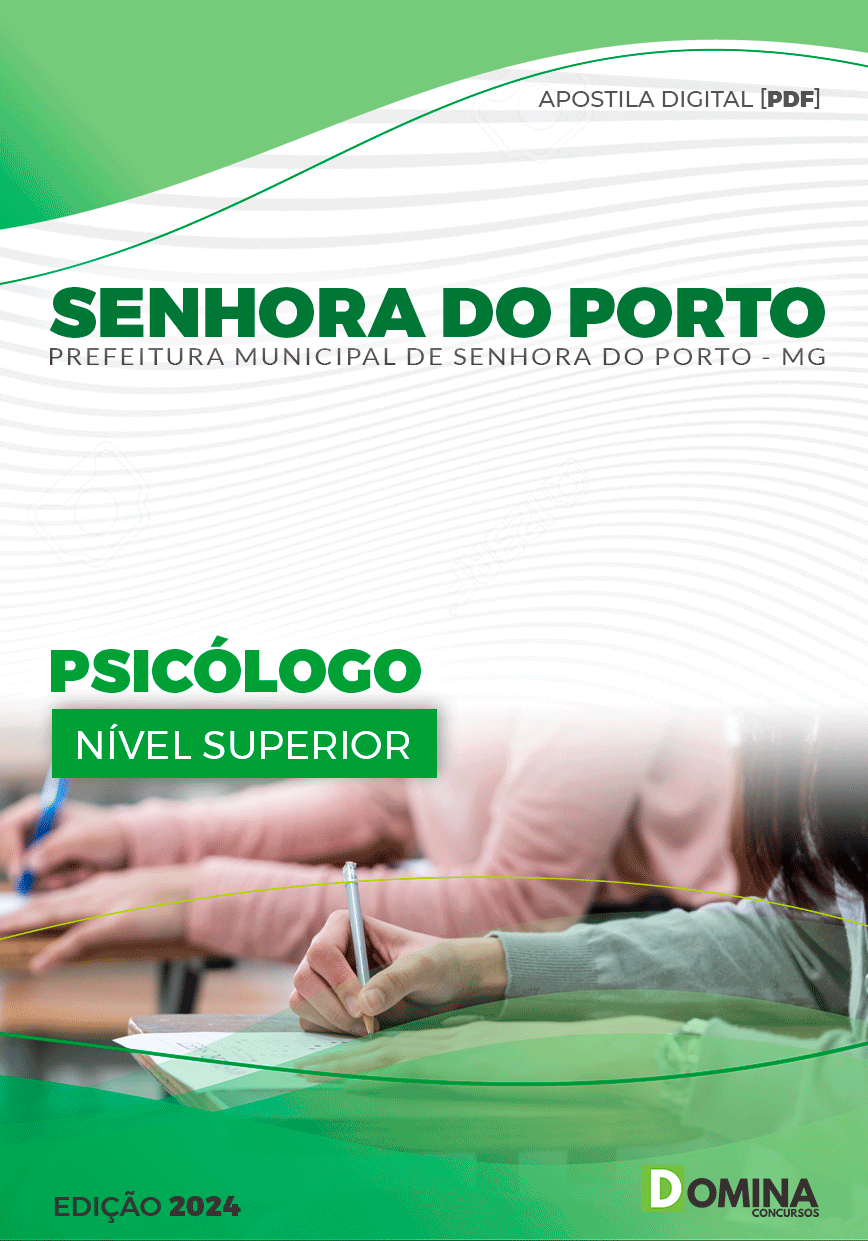 Apostila Prefeitura Senhora Porto MG 2024 Psicólogo