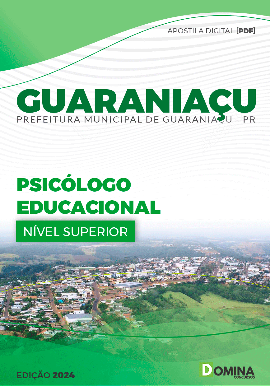 Apostila Prefeitura Guaraniaçu PR 2024 Psicólogo Educacional