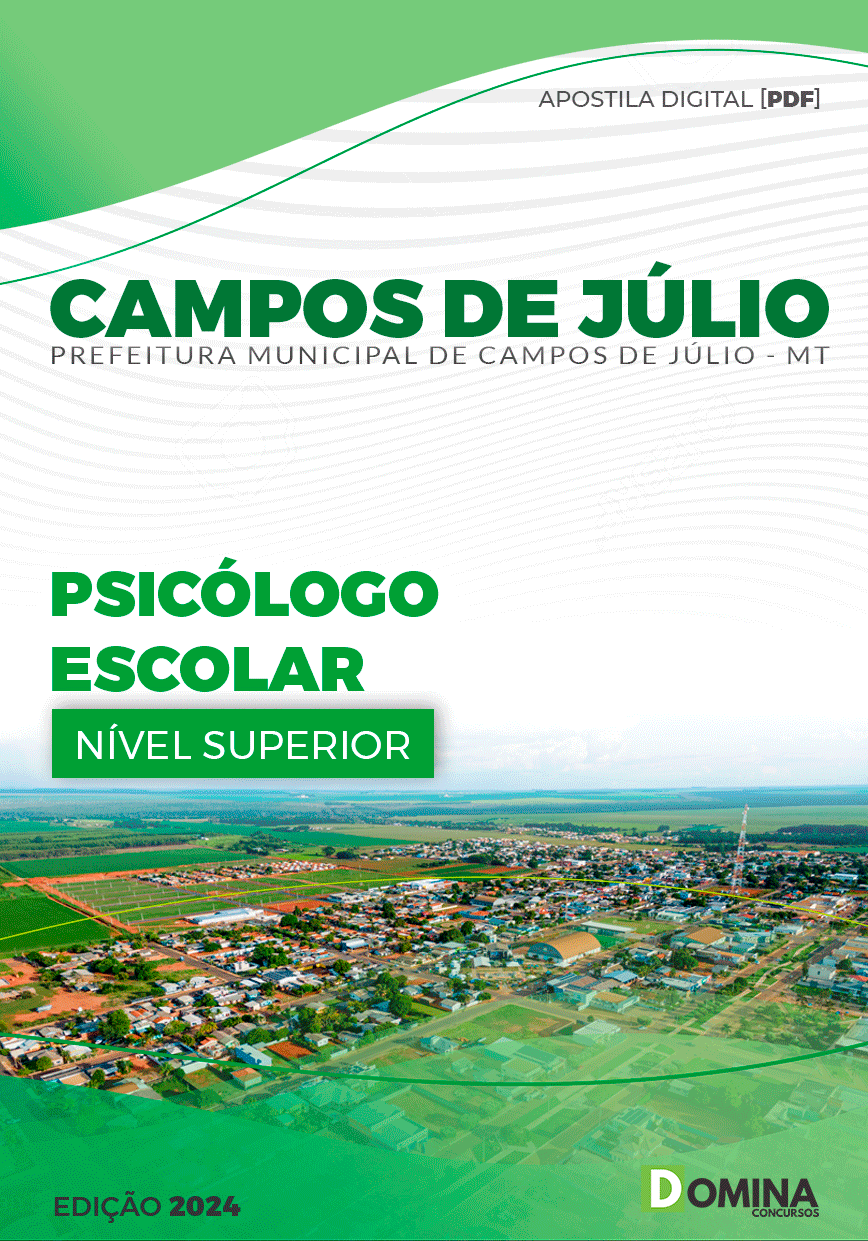 Apostila Prefeitura Campos Júlio MT 2024 Psicólogo Escolar