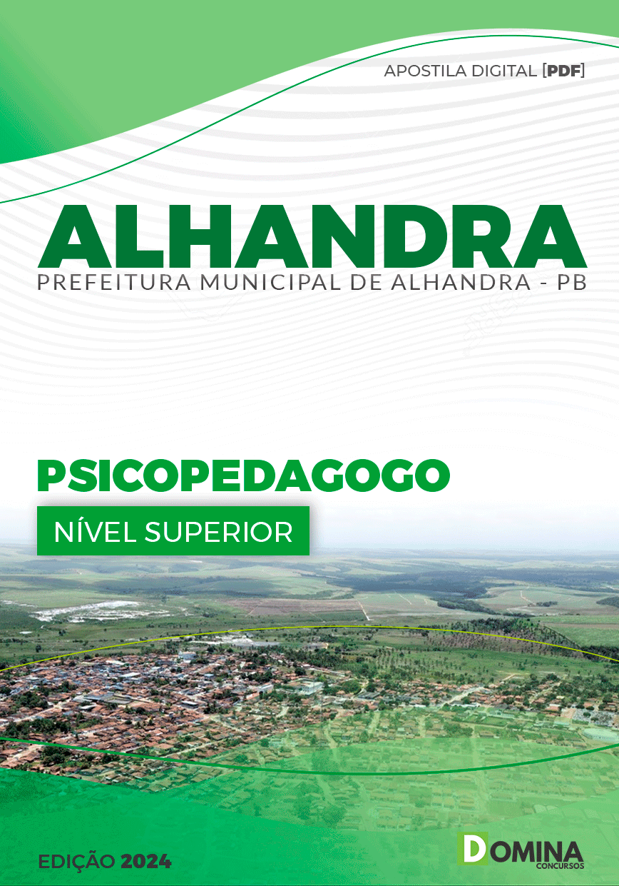 Apostila Prefeitura Alhandra PB 2024 Psicopedagogo