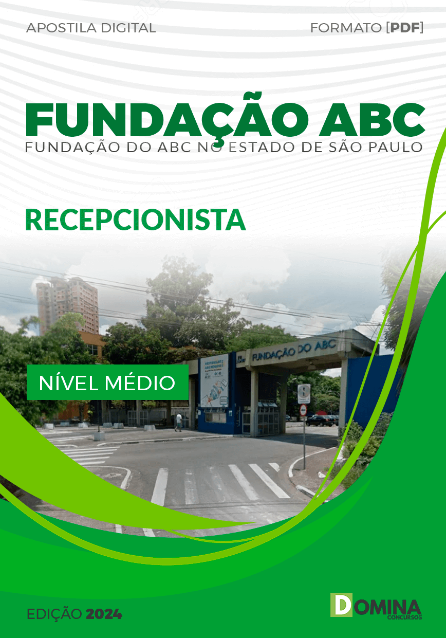 Apostila Fundação do ABC SP 2024 Recepcionista