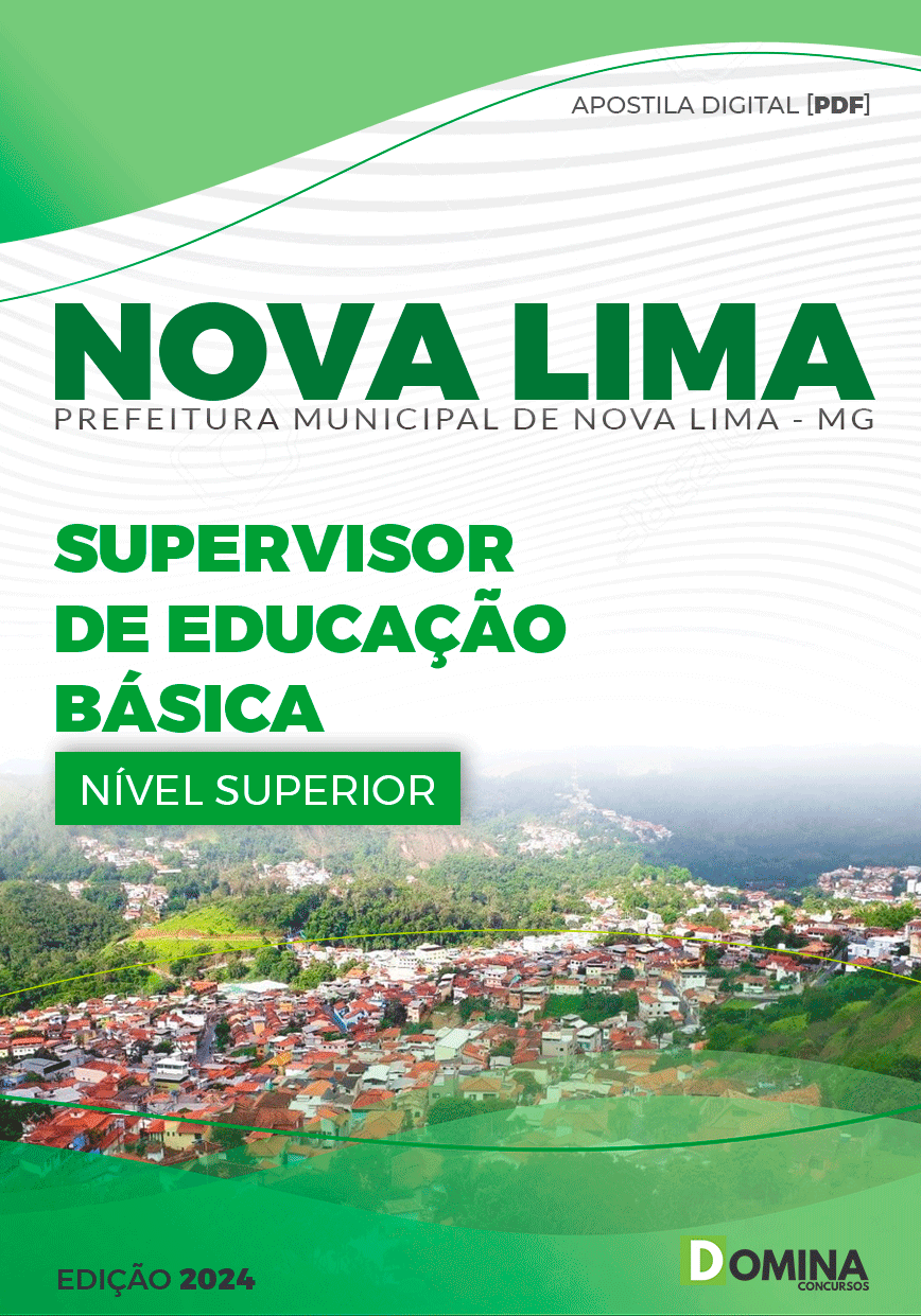 Apostila Prefeitura Nova Lima MG 2024 Supervisor De Educação Básica