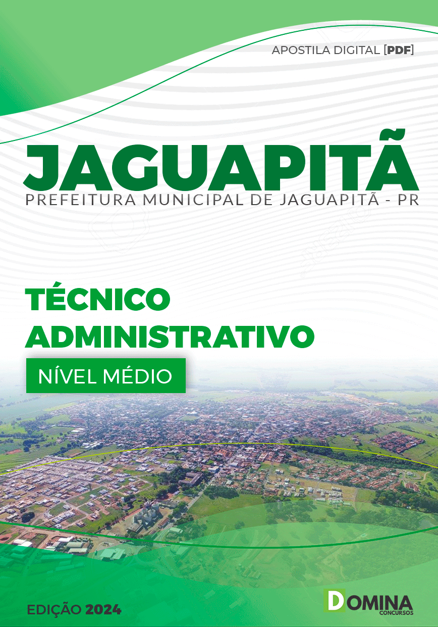 Apostila Prefeitura Jaguapitã PR 2024 Técnico Administrativo