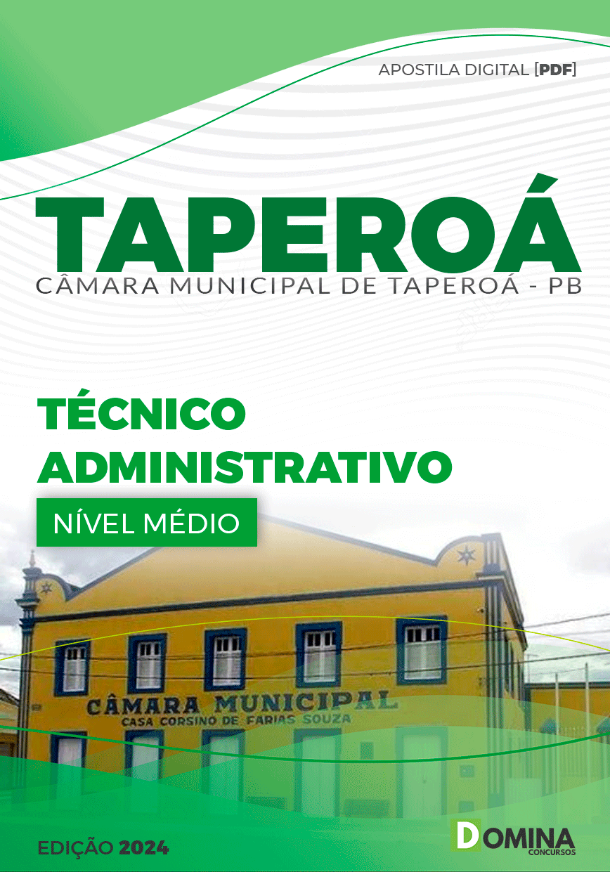 Apostila Prefeitura Taperoá PB 2024 Técnico Administrativo