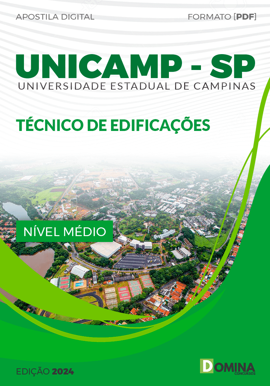 Apostila UNICAMP SP 2024 Técnico de Edificações
