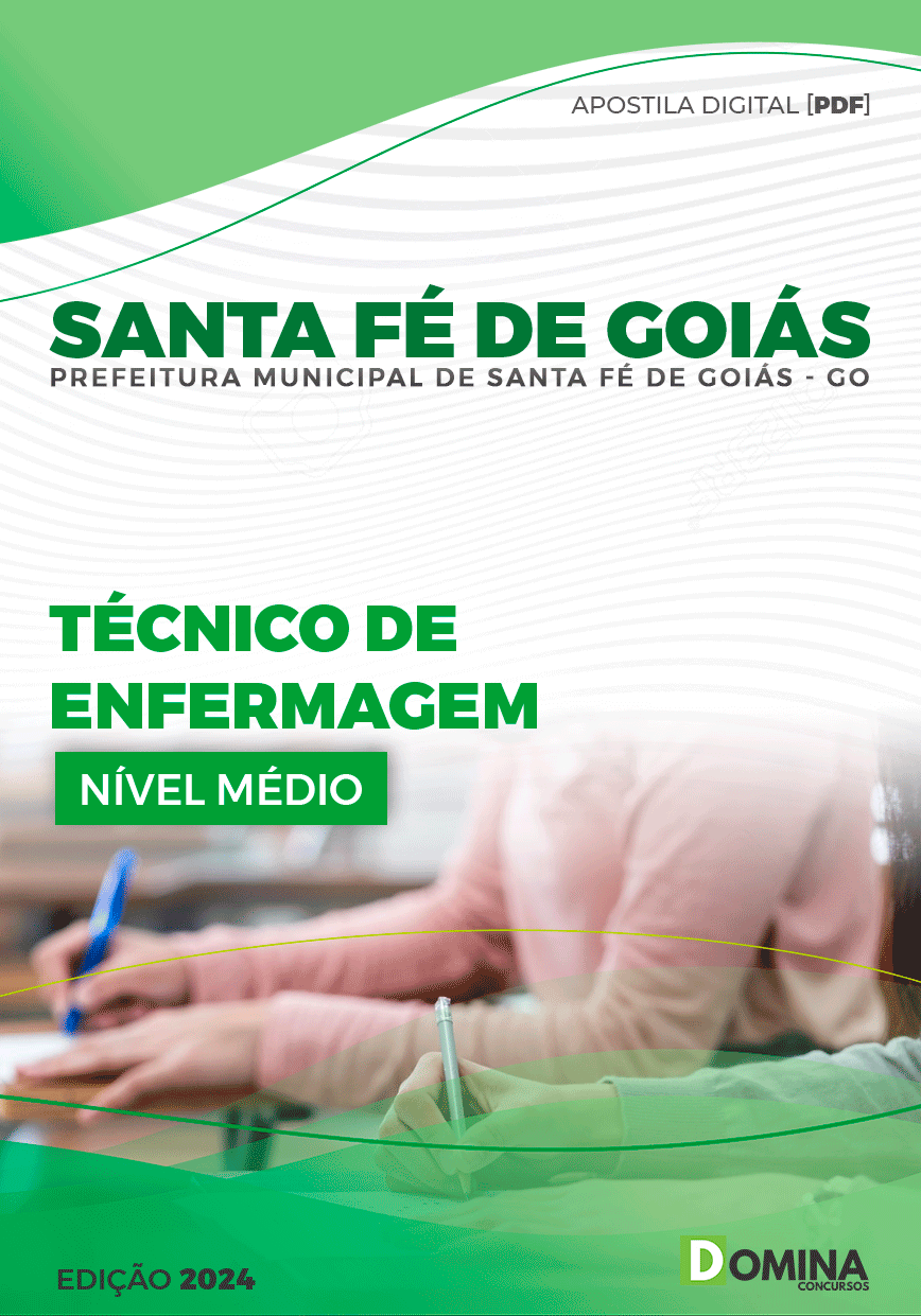 Apostila Prefeitura Santa Fé Goiás GO 2024 Técnico Enfermagem