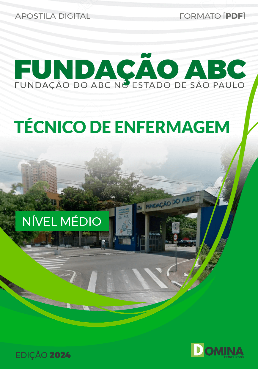 Apostila Fundação do ABC SP 2024 Técnico De Enfermagem