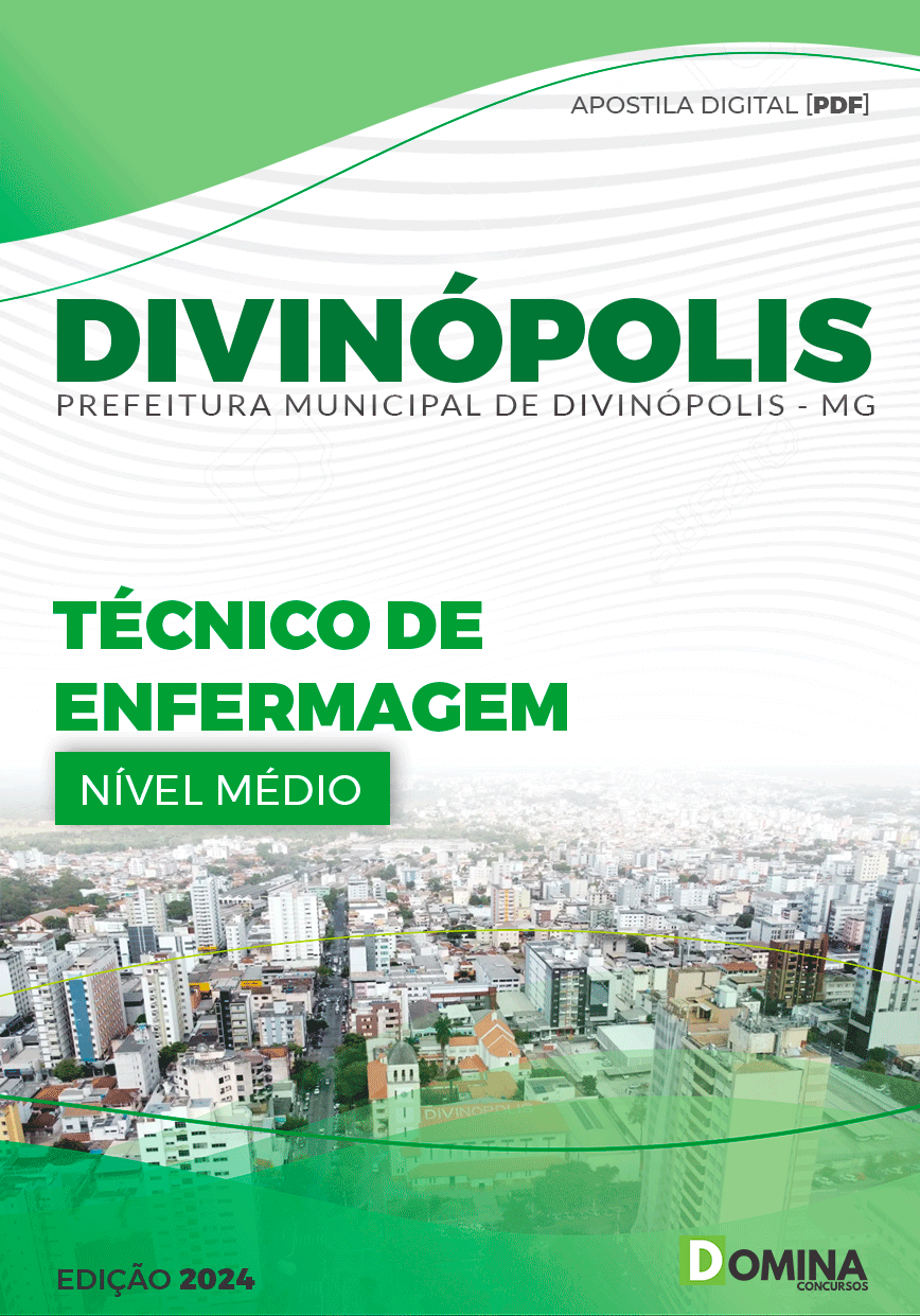 Apostila Prefeitura Divinópolis MG 2024 Técnico De Enfermagem