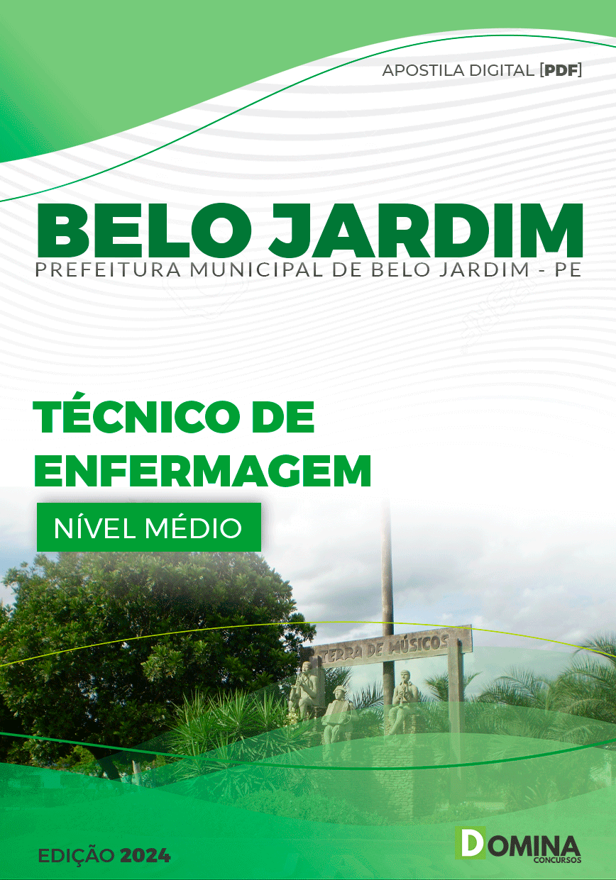 Apostila Prefeitura Belo Jardim PE 2024 Técnico De Enfermagem