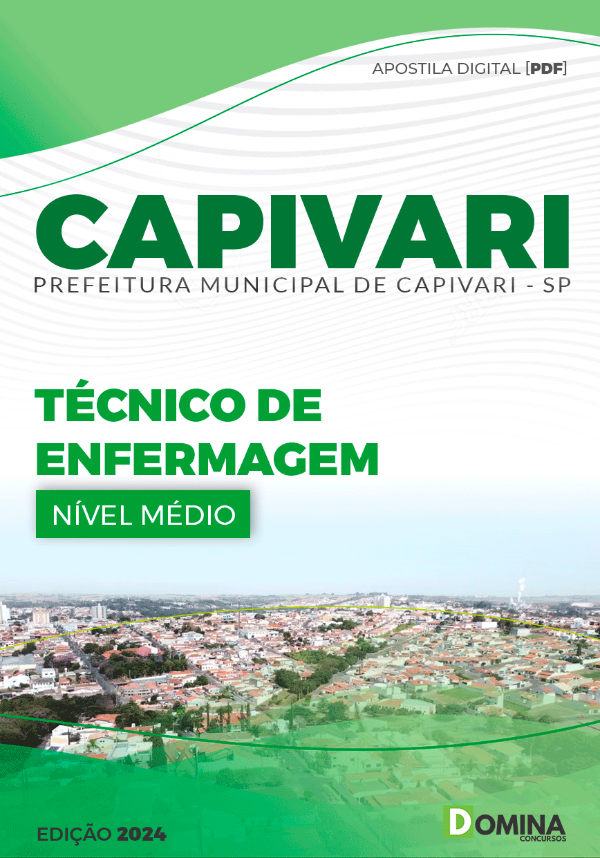 Apostila Prefeitura Capivari SP 2024 Técnico de Enfermagem