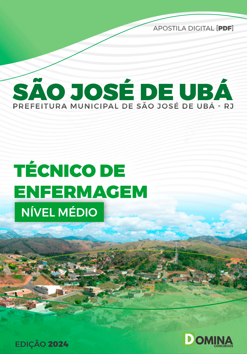 Apostila Prefeitura São José de Ubá RJ 2024 Técnico De Enfermagem