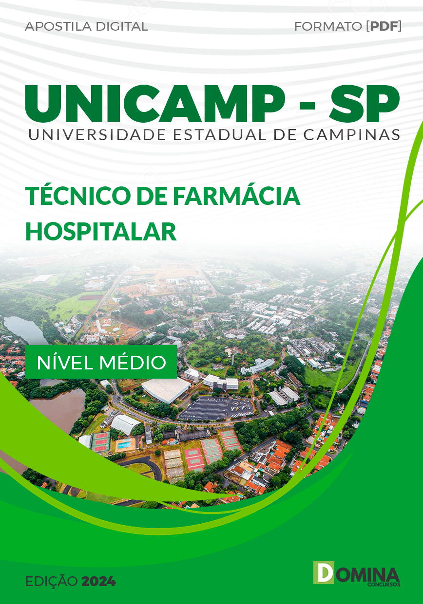 Apostila UNICAMP SP 2024 Técnico de Farmácia Hospitalar