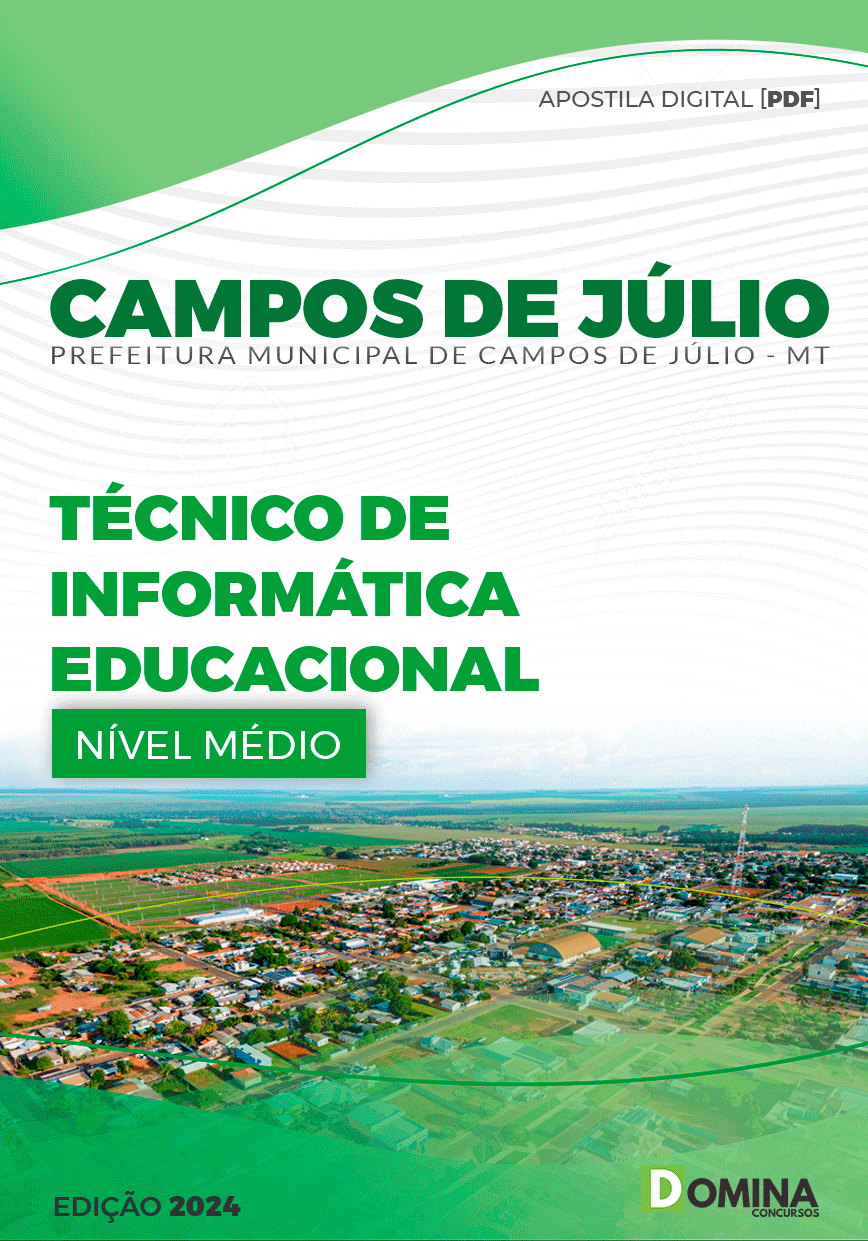 Apostila Prefeitura Campos Júlio MT 2024 Técnico de Informática