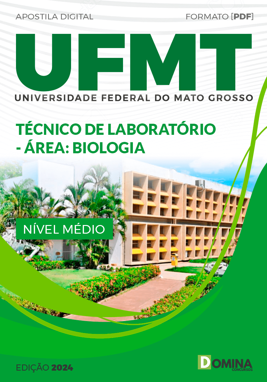 Apostila UFMT 2024 Técnico de Laboratório Biologia