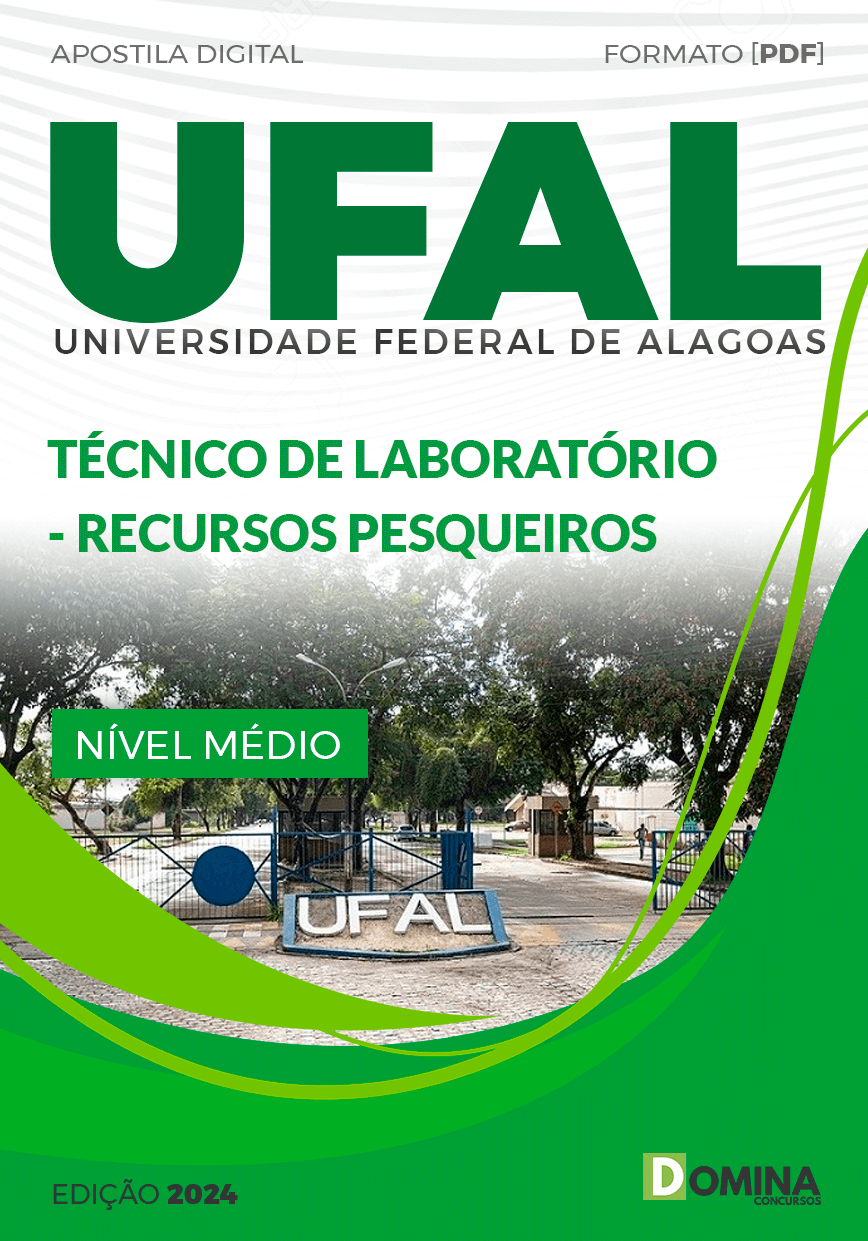 Apostila UFAL 2024 Técnico De Laboratório Recursos Pesqueiros