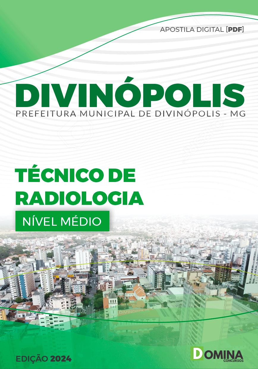 Apostila Prefeitura Divinópolis MG 2024 Técnico De Radiologia