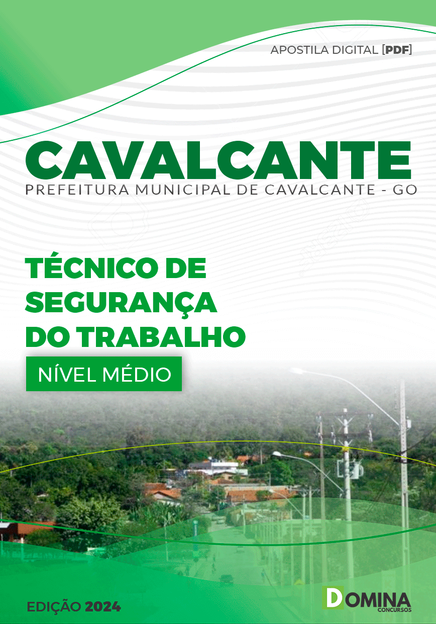 Apostila Prefeitura Cavalcante GO 2024 Técnico Seg do Trabalho